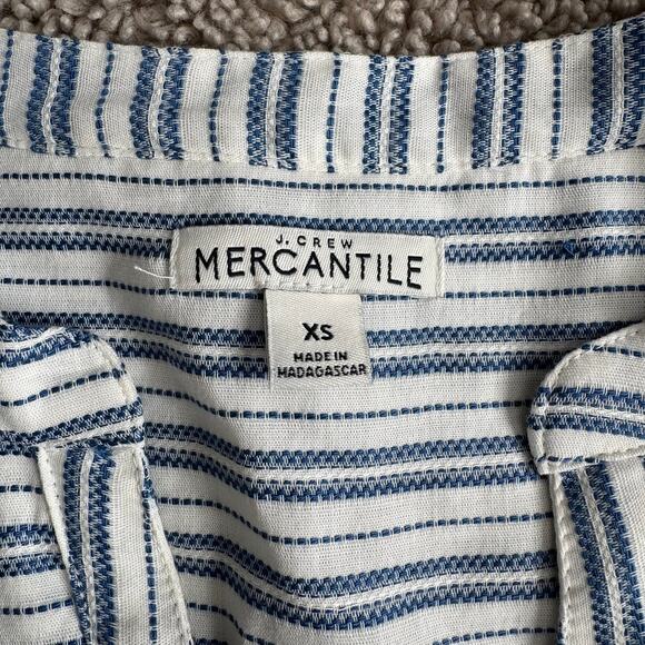 J. Crew Mercantile Blue and White Striped Dress - Size XS - Picture 2 of 11